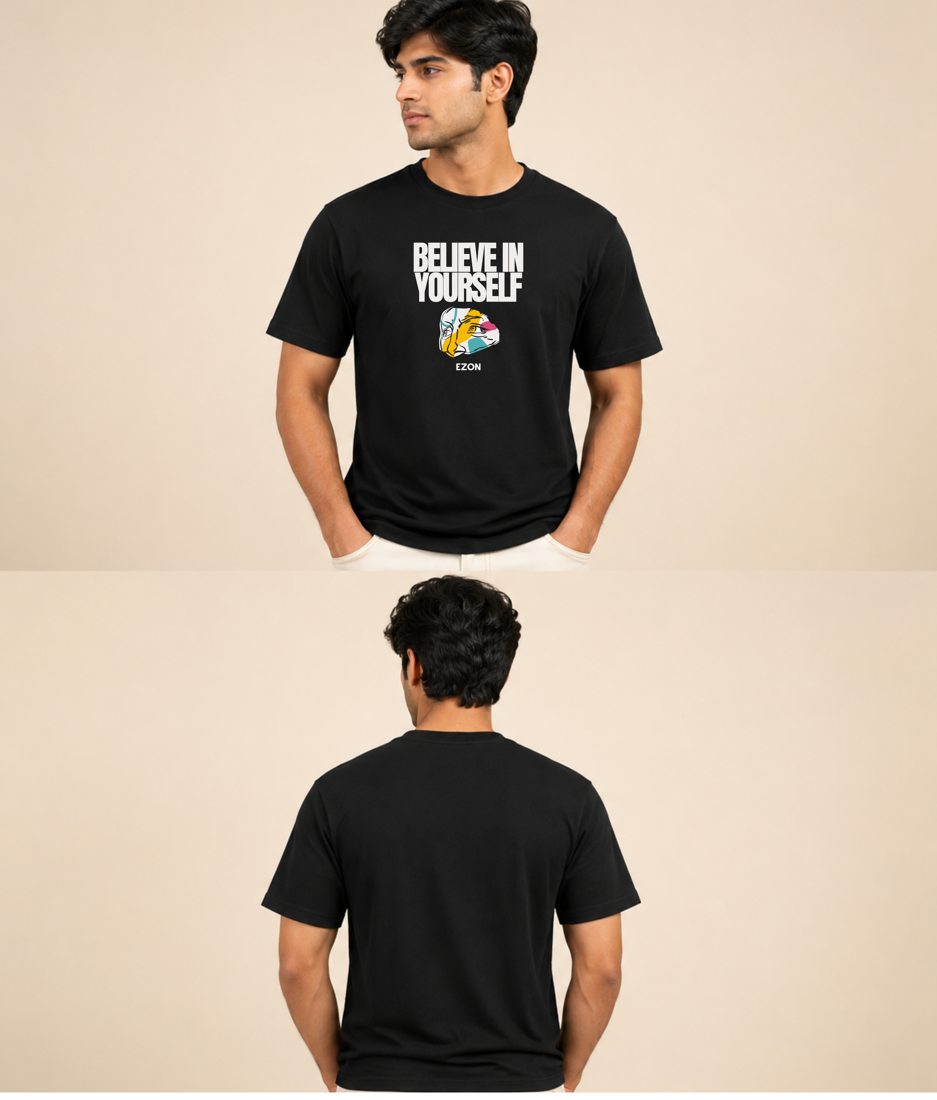 Believe In Yourself- Premiuim Printed Tshirt | EZONWEAR