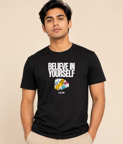 Believe In Yourself- Premiuim Printed Tshirt | EZONWEAR