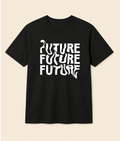 Future Vision Black Graphic T-Shirt | EZONWEAR
