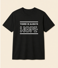 Always Hope Black Graphic T-Shirt | EZONWEAR