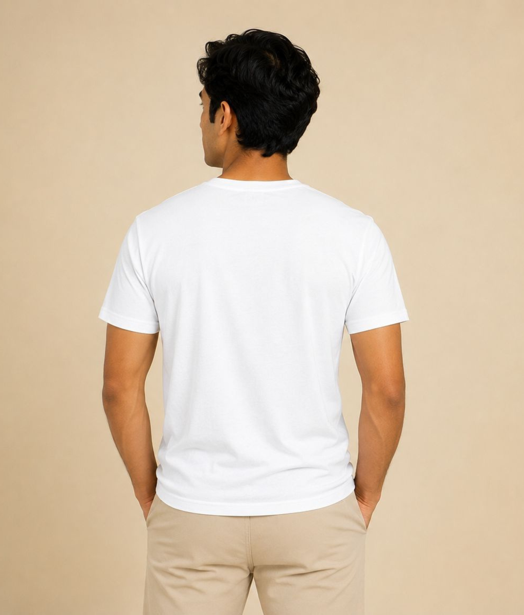 Blah Blah Blah White Graphic T-Shirt | EZON WEAR